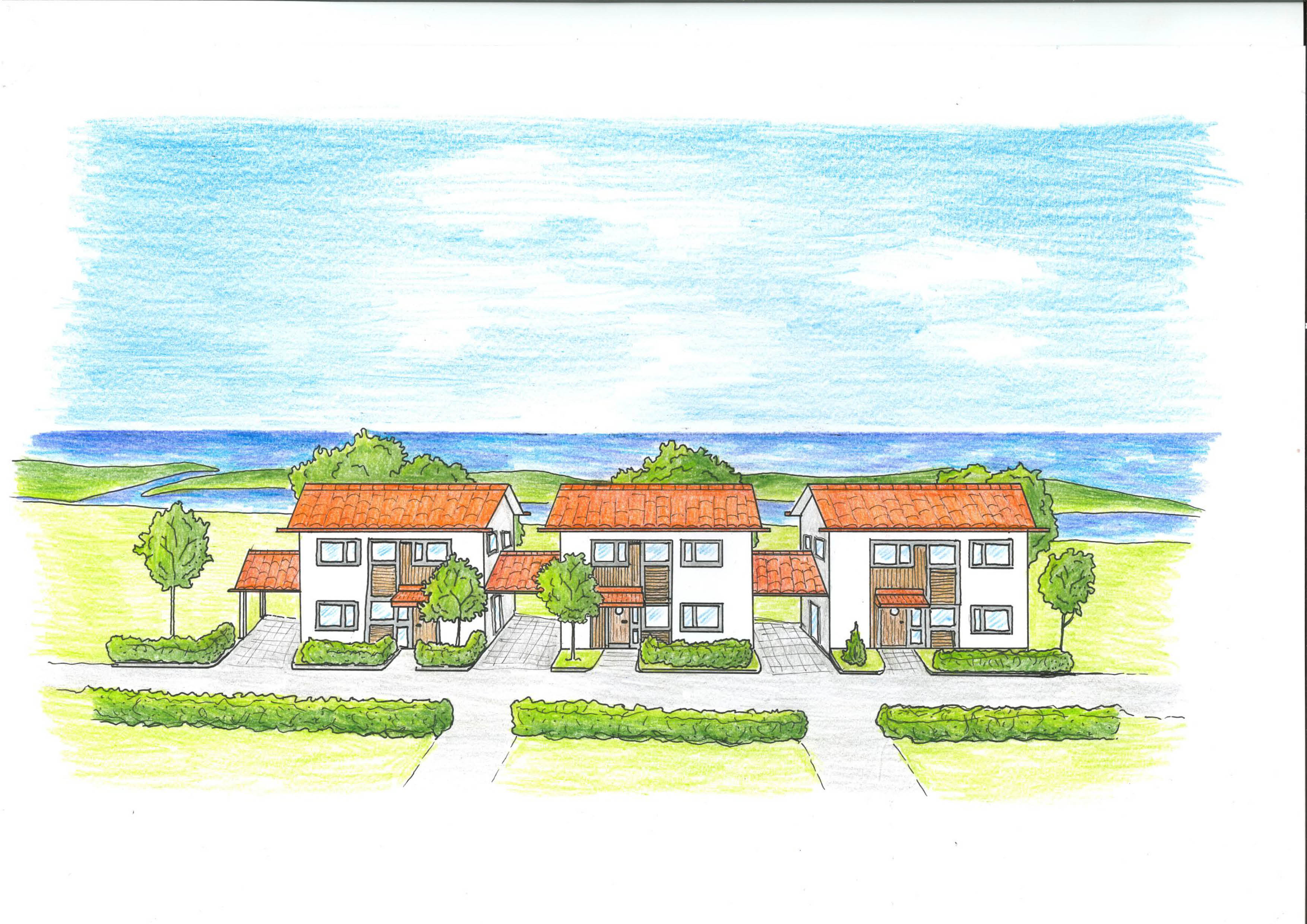 Detaljbild på hus för Södra Sörkastet.